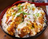 マヨソースが甘い🤭てりたまチキン南蛮丼🍚作り方6写真