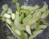 あまり野菜のたまごミルクランチスープ。作り方1写真