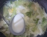 あまり野菜のたまごミルクランチスープ。作り方3写真