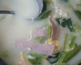 あまり野菜のたまごミルクランチスープ。作り方4写真