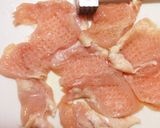 旨いなぁ〜♫柔らか鶏むね肉の油淋鶏風作り方1写真