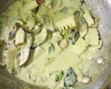 グリーンカレー＆筍ライス|たけのこレシピ作り方4写真