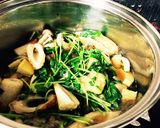豆苗と筍の煮物作り方9写真