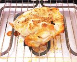 魚焼き器でローストチキンしめじバルサミコ作り方2写真