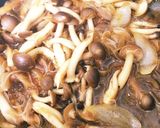 魚焼き器でローストチキンしめじバルサミコ作り方4写真