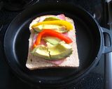 南部鉄鍋の蓋でホットサンド作り方2写真