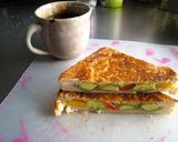 南部鉄鍋の蓋でホットサンド作り方4写真