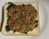 朝ごはんに♫納豆トースト♫作り方3写真