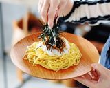 なめことおろしのさっぱりパスタ作り方4写真
