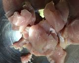 ナスと胸肉の✿パスタ✿カレービネガー風味作り方1写真