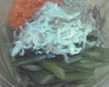 レンジで！茎ワカメとびっ子シラスのスパ作り方4写真
