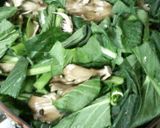 小松菜とまいたけの野菜炒め作り方1写真
