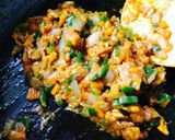 簡単♡オムライス風ご飯作り方4写真