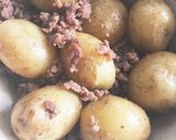 レンジで簡単！新じゃがいものそぼろ煮作り方5写真