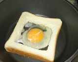 【朝食】フライパンで納豆トースト作り方2写真