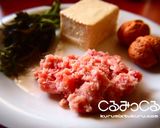 くるみとマグロの白和え作り方1写真