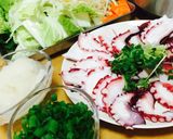 疲労回復に♪タコでしゃぶしゃぶ鍋作り方1写真