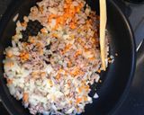 レタスとミニトマトのミートソース丼♡作り方3写真