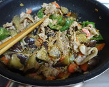 我が家の定番★豚肉と茄子の甘味噌炒め★作り方9写真