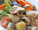 我が家の定番★豚肉と茄子の甘味噌炒め★作り方10写真