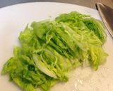 レタスとミニトマトのミートソース丼♡作り方5写真