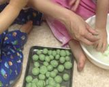 子供の日に ヨモギ♪ジャガイモ餅♪作り方13写真