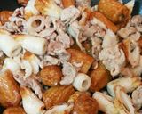 ご飯が進む！ごぼう天と竹輪と糸コンの煮物作り方1写真