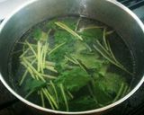 絶品！三つ葉とわかめのスープ作り方3写真