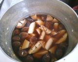 簡単　和食！　筍と　ごぼう　椎茸の　煮物作り方4写真