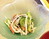 きゅうりとカニカマの酢の物作り方6写真