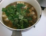 簡単！　豆腐　オクラ　三つ葉の　お吸い物作り方7写真