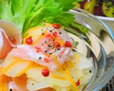 セロリと生ハムの白だしレモンマリネ作り方4写真