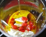 塩トマトde豆腐マヨソースのオーロラ風作り方1写真