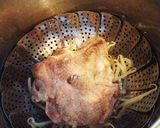 鶏モモ肉で♪柔らかい！刻み野菜タレ蒸し鶏作り方3写真