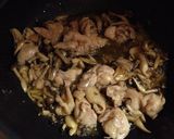 鳥ももの梅肉炒め作り方3写真