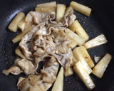 長芋と豚肉のあっさり甘辛炒め♪作り方3写真