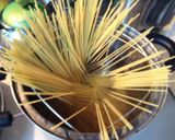 基本の明太子パスタ作り方1写真