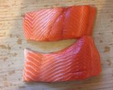 青のり風味の鮭のソテー作り方1写真
