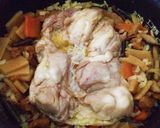 鶏肉も炊飯器にどぼん！簡単とり釜めし作り方4写真