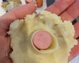 簡単！ウインナーチーズのポテトもち作り方3写真