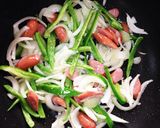 休日のランチに簡単カフェ飯♪オムスパ♪作り方1写真