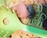 ランチに☆大きい氷の冷付麺久留米ラーメン作り方11写真