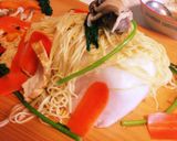 ランチに☆大きい氷の冷付麺久留米ラーメン作り方13写真