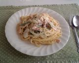 簡単☆ スモークサーモンのクリームパスタ作り方10写真