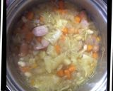 野菜たっぷり煮るだけスープ（大豆入り）作り方1写真