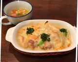 野菜たっぷり煮るだけスープ（大豆入り）作り方2写真