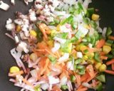 《炊飯器》にお任せ！！☆エビピラフ作り方1写真