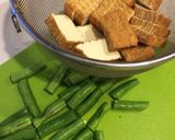 懐かしの味♪厚揚げとインゲンの生姜煮作り方1写真