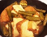 懐かしの味♪厚揚げとインゲンの生姜煮作り方3写真