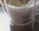 簡単豆腐入りいちごジュース作り方1写真
